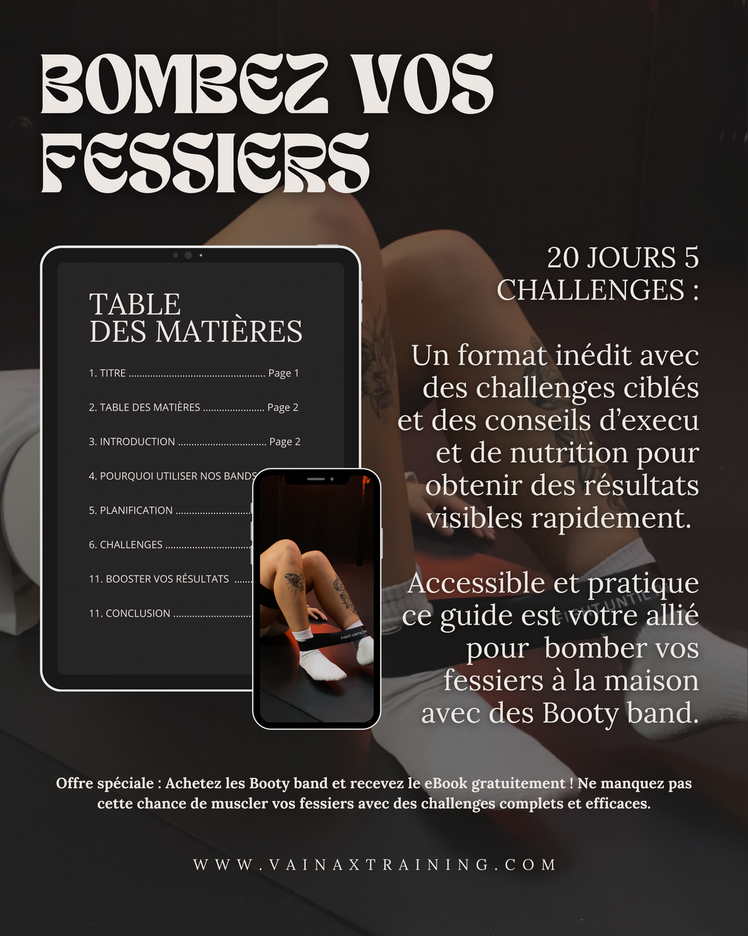 E-book - 20 jours bombez vos fessiers