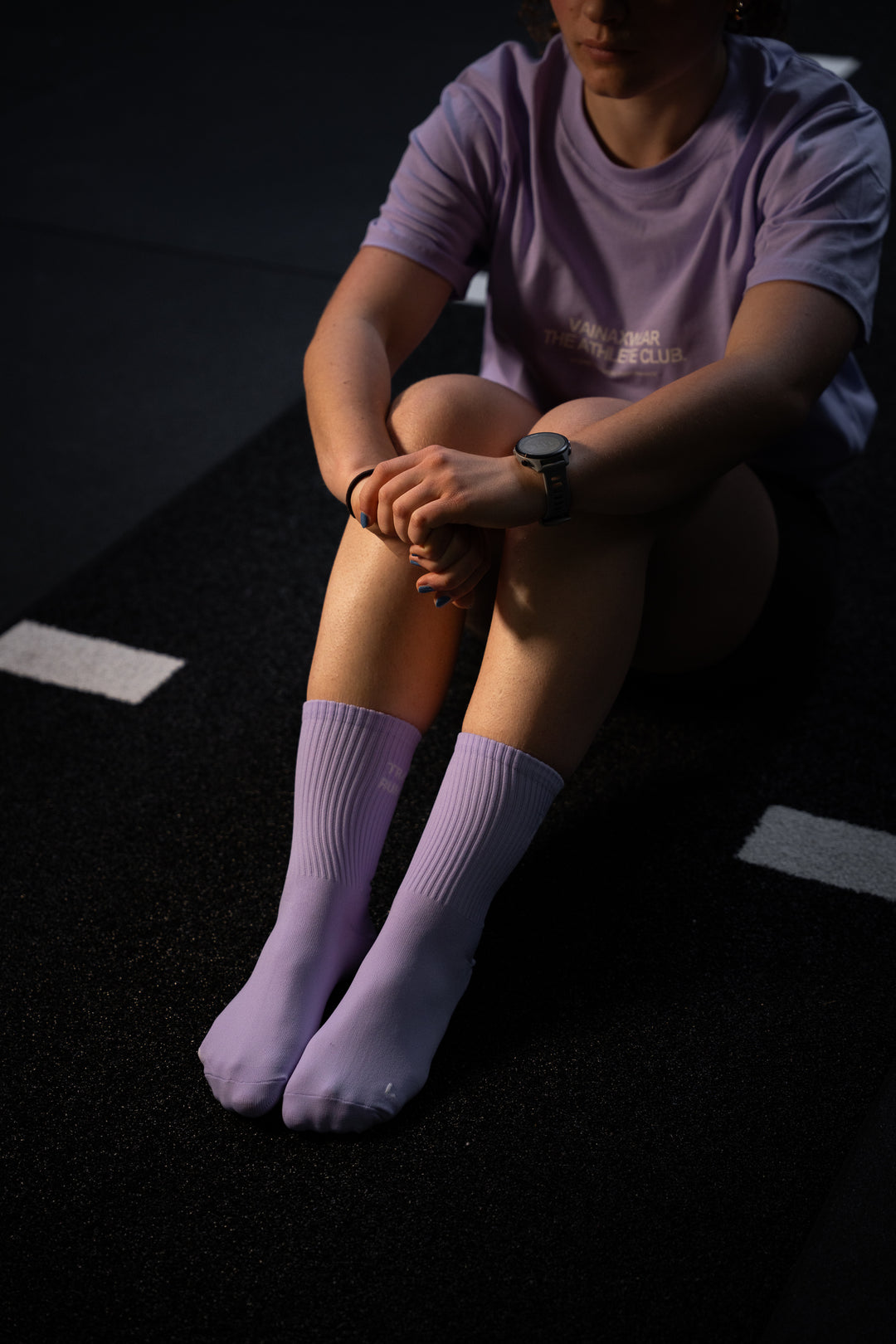 Chaussettes Techniques Running VAINAXRUN - purple (violet)